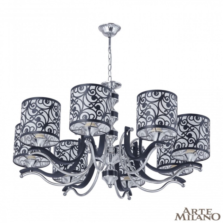 Люстра 304957/8 Bk/Ni Arte Milano (Подвесные)