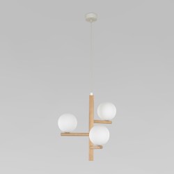 Подвесной светильник со стеклянными плафонами                      TK Lighting  6799 Estera Wood