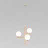 Подвесной светильник со стеклянными плафонами                      TK Lighting  6799 Estera Wood