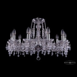 Люстра хрустальная 1410/10/240 Ni V0300 Bohemia Ivele Crystal (Стеклянный рожок)