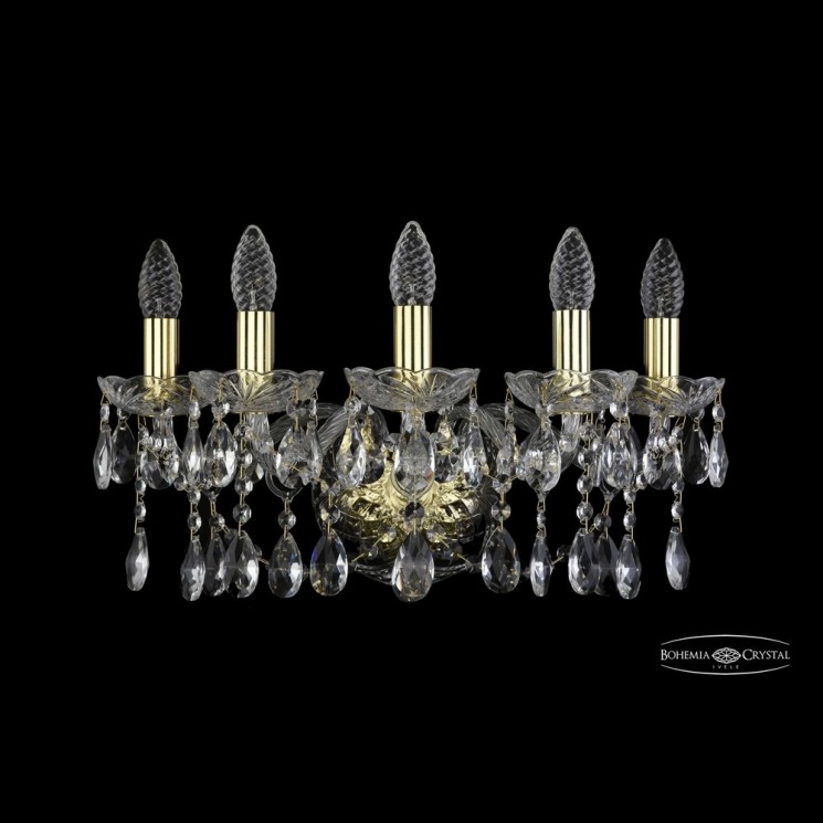 Бра хрустальные 1413B/5/165 G Bohemia Ivele Crystal (Стеклянный рожок)