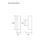 Настенный светильник Divinare COTTERO 2212/33 AP-8