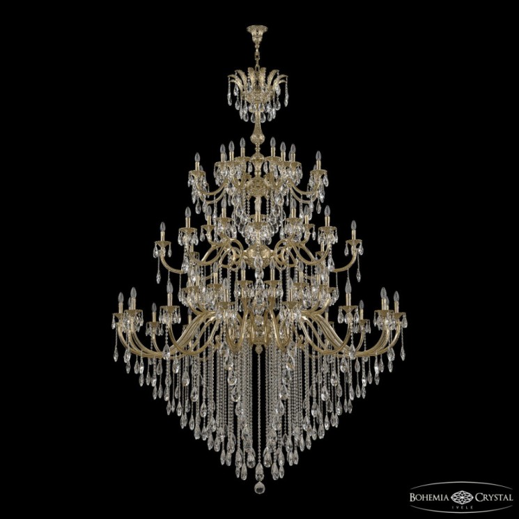 Люстра бронзовая 72118/32+16+16/755/3d B G Y3 Bohemia Ivele Crystal (Литые)