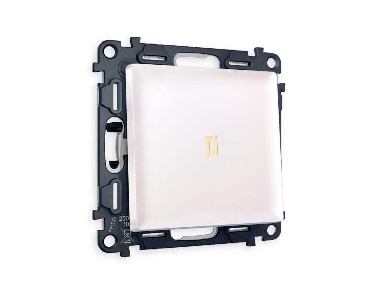 Ambrella Light Комплект механизма 1-клавишного выключателя с подсветкой 3200K Ambrella Volt ALFA MA202010
