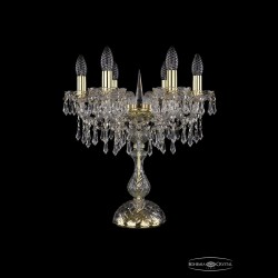 Настольная лампа 1403L/6/141-47 G Bohemia Ivele Crystal (Стеклянный рожок)