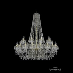 Люстра хрустальная 1410/20+10/400/h-130 G V0300 Bohemia Ivele Crystal (Стеклянный рожок)