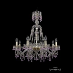 Люстра хрустальная 1410/8/240/XL-74 G V7010 Bohemia Ivele Crystal (Стеклянный рожок)