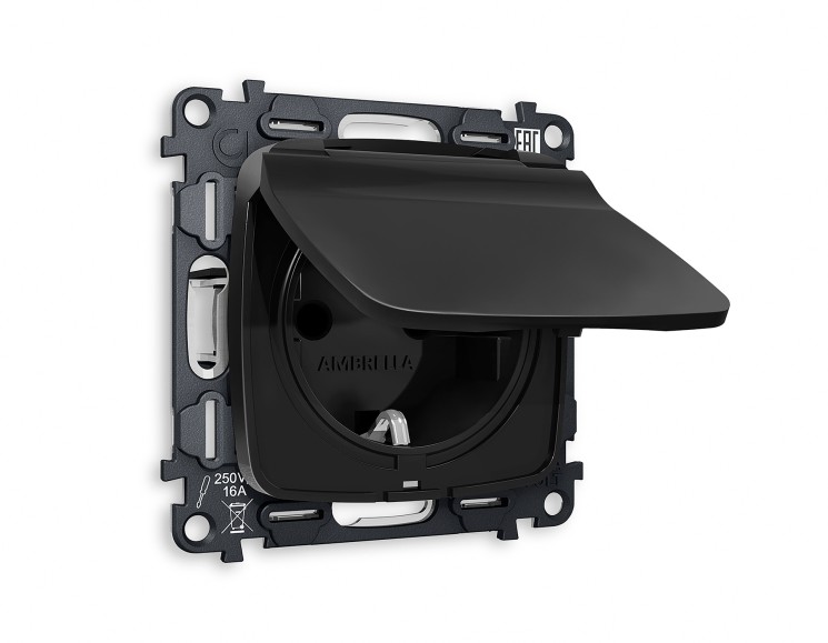 Ambrella Light Комплект механизма электрической розетки Ambrella Volt OMEGA MO808010