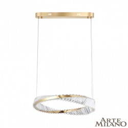 Люстра светодиодная с пультом 318311/D600 GD Arte Milano (Подвесные)