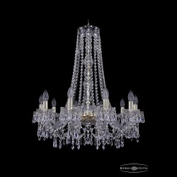Люстра хрустальная 1403/10/240/h-76 G Bohemia Ivele Crystal (Стеклянный рожок)