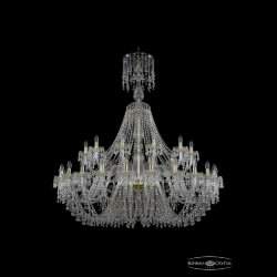 Люстра хрустальная 1410/24+12/530/XL-156 G V0300 Bohemia Ivele Crystal (Стеклянный рожок)