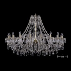 Люстра хрустальная 1403/20/460 G Bohemia Ivele Crystal (Стеклянный рожок)