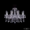 Люстра хрустальная 1413/8/200 Ni Bohemia Ivele Crystal (Стеклянный рожок)