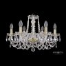 Люстра хрустальная 1402/6/195 G Bohemia Ivele Crystal (Стеклянный рожок)
