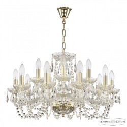 Люстра хрустальная 119/10+5/240 G Bohemia Ivele Crystal (119)