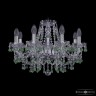 Люстра хрустальная 1410/8/195 Ni V5001 Bohemia Ivele Crystal (Стеклянный рожок)