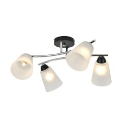 Escada 2132/4P E27*60W Black/Chrome