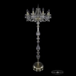 Торшер хрустальный 1402T1/8/195-160 G Bohemia Ivele Crystal (Стеклянный рожок)