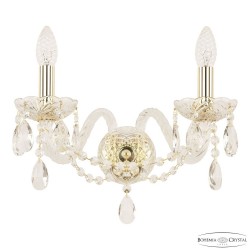 Бра хрустальные 116B/2/165 G Bohemia Ivele Crystal (Стеклянный рожок)