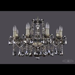 Люстра хрустальная 1413/8/200 G M731 Bohemia Ivele Crystal (Стеклянный рожок)