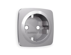 Ambrella Light Лицевая панель для электрической розетки с заземлением QUANT Ambrella Volt OMEGA OP5060