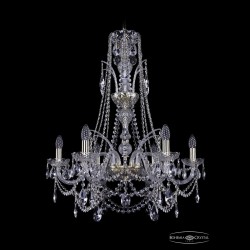 Люстра хрустальная 1411/6/240/XL-83 G Bohemia Ivele Crystal (Стеклянный рожок)