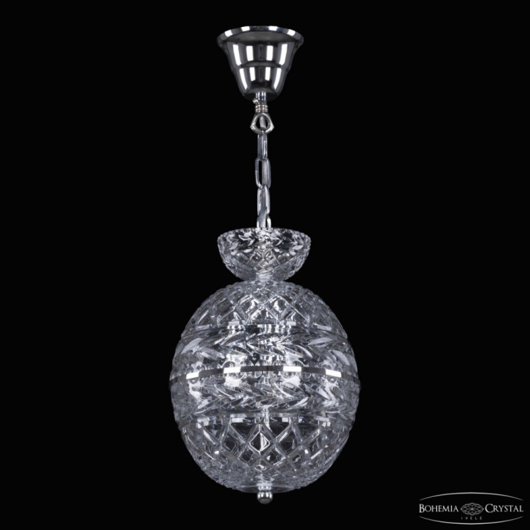 Подвесной светильник с цветным хрусталём 5480/20 Ni Clear/M-1F Bohemia Ivele Crystal (5480)