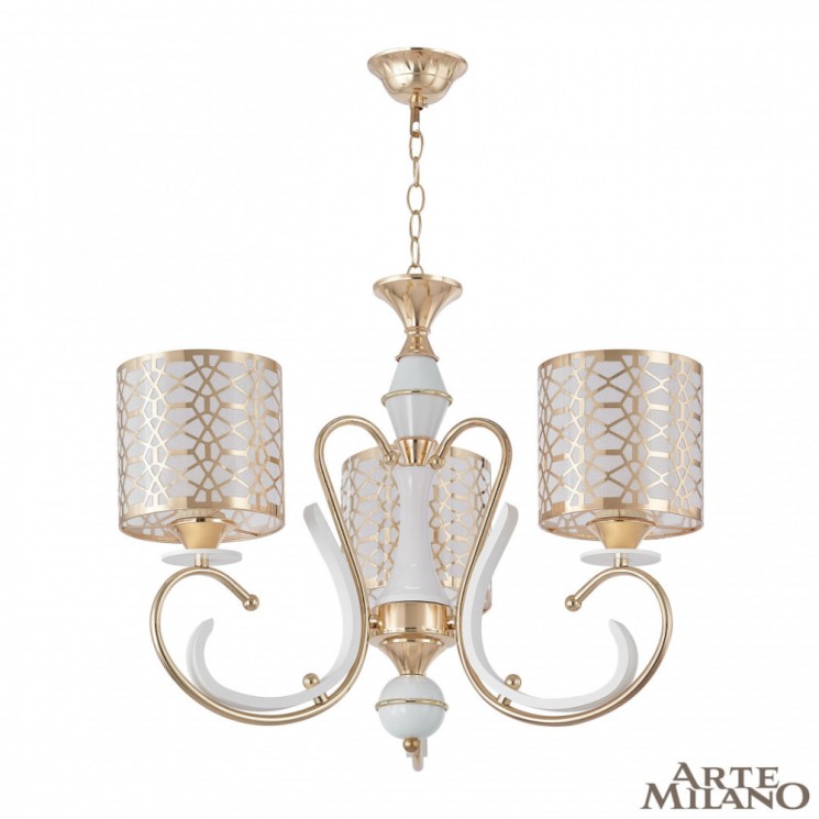 Люстра 301237/3 Wh/Gd Arte Milano (Подвесные)