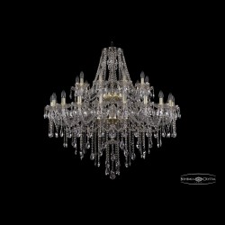 Люстра хрустальная 1415/20+10/400/2d G Bohemia Ivele Crystal (Стеклянный рожок)