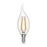 104801211 Лампа Gauss LED Filament Candle tailed E14 11W 4100K 830lm 1/10/50