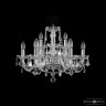 Люстра хрустальная 1402/6+3/195 Ni Leafs Bohemia Ivele Crystal (Стеклянный рожок)