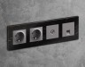 Ambrella Light Лицевая панель для TV розетки QUANT Ambrella Volt ALFA AP5130