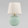Настольный светильник с тканевым абажуром                      TK Lighting  5904 Santana