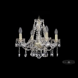 Люстра хрустальная 1413/4/165 G Bohemia Ivele Crystal (Стеклянный рожок)