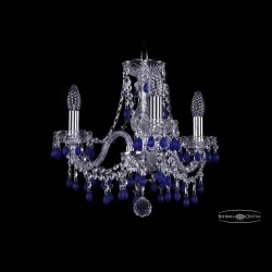 Люстра хрустальная 1410/3/141 Ni V3001 Bohemia Ivele Crystal (Стеклянный рожок)