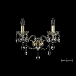 Бра хрустальные 1415B/2/165 G Bohemia Ivele Crystal (Стеклянный рожок)