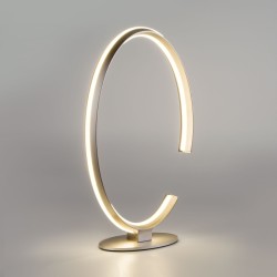 Настольный светодиодный светильник в стиле минимализм                      Eurosvet  80414/1 сатин-никель