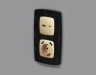 Ambrella Light Лицевая панель для розетки 2USB тип A+C QUANT Ambrella Volt OMEGA OP6110
