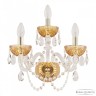 Бра с цветным хрусталём 5402B/2+1/165 G Amber/M-1G Bohemia Ivele Crystal (С 2 лампочками и более)