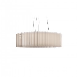 WOODLED ROTOR Chandelier white acrylic