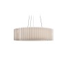 WOODLED ROTOR Chandelier white acrylic