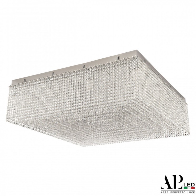 Люстра с хрусталем SH99.90.A.Ni.E14.PK APL LED (С 2 лампочками и более)
