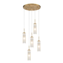 Indigo Подвесной светильник 11038/5PL Brass