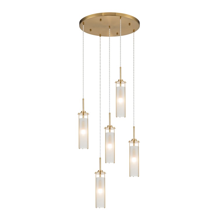 Indigo Подвесной светильник 11038/5PL Brass