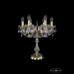 Настольная лампа 1402L/6/141-47 G Bohemia Ivele Crystal (Стеклянный рожок)