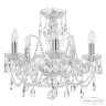 Люстра хрустальная 105/5/141 Ni Bohemia Ivele Crystal (Стеклянный рожок)