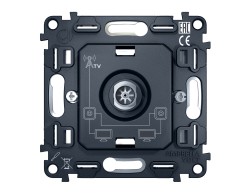 Ambrella Light Механизм TV розетки проходной Ambrella Volt QUANT VM211