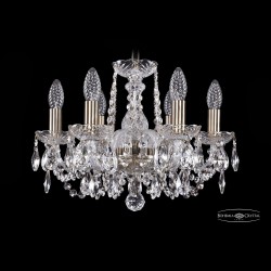 Люстра хрустальная 1402/6/141 Pa Bohemia Ivele Crystal (Стеклянный рожок)