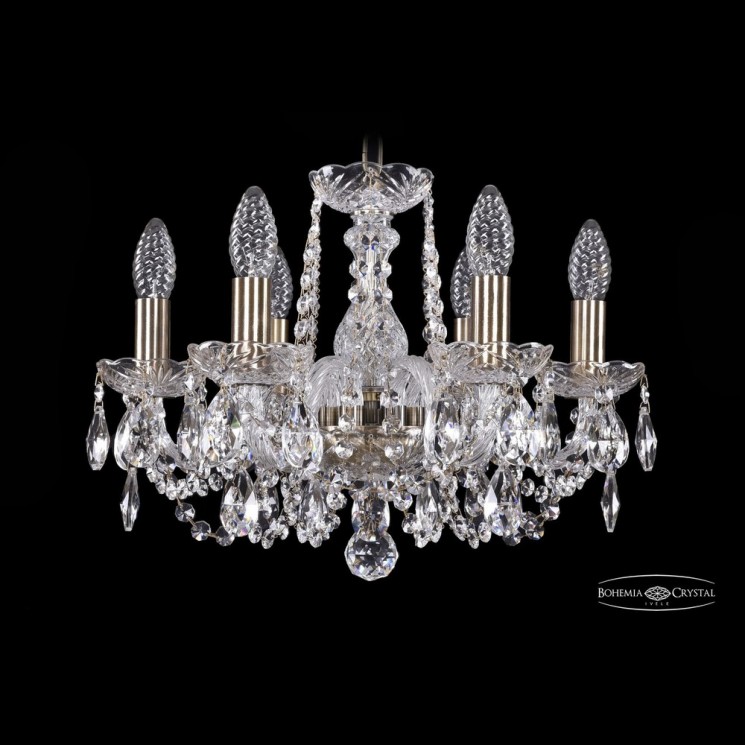 Люстра хрустальная 1402/6/141 Pa Bohemia Ivele Crystal (Стеклянный рожок)