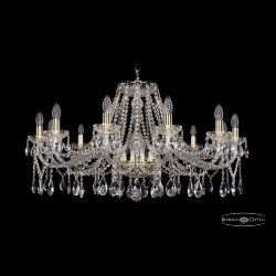 Люстра хрустальная 1413/12/360 G Bohemia Ivele Crystal (Стеклянный рожок)